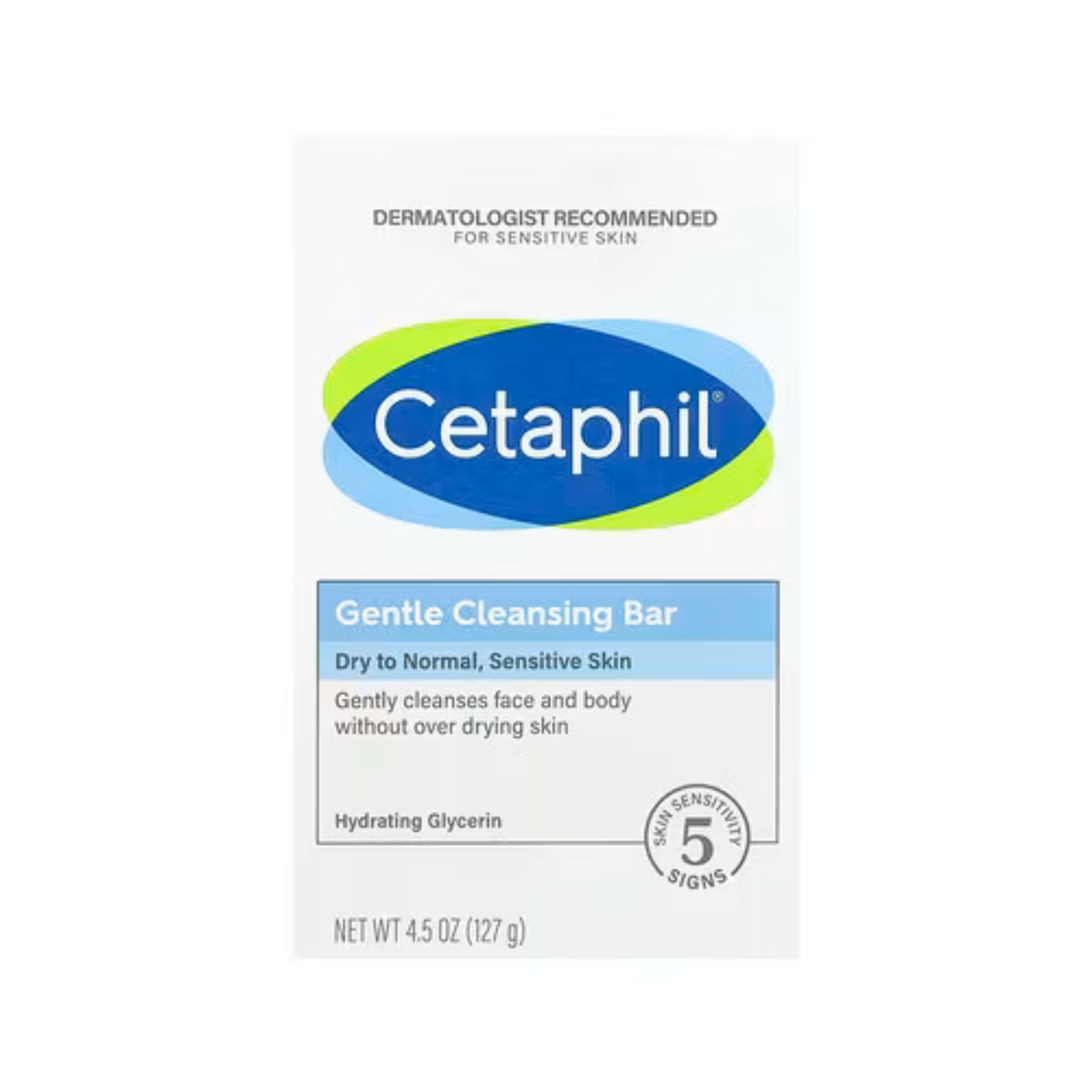 Cetaphil Cleansing Bar, Gentle, For Dry, Sensitive Skin