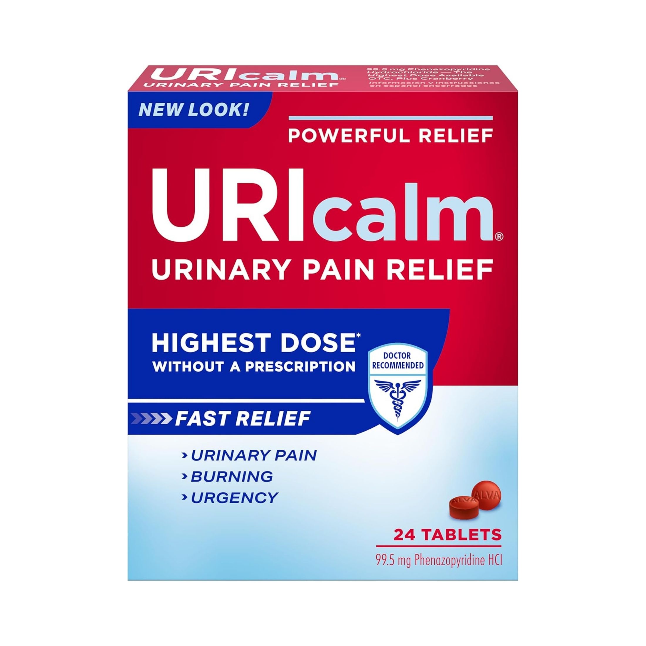 Uricalm Max Highest Dose Urinary Pain Relief Tablets