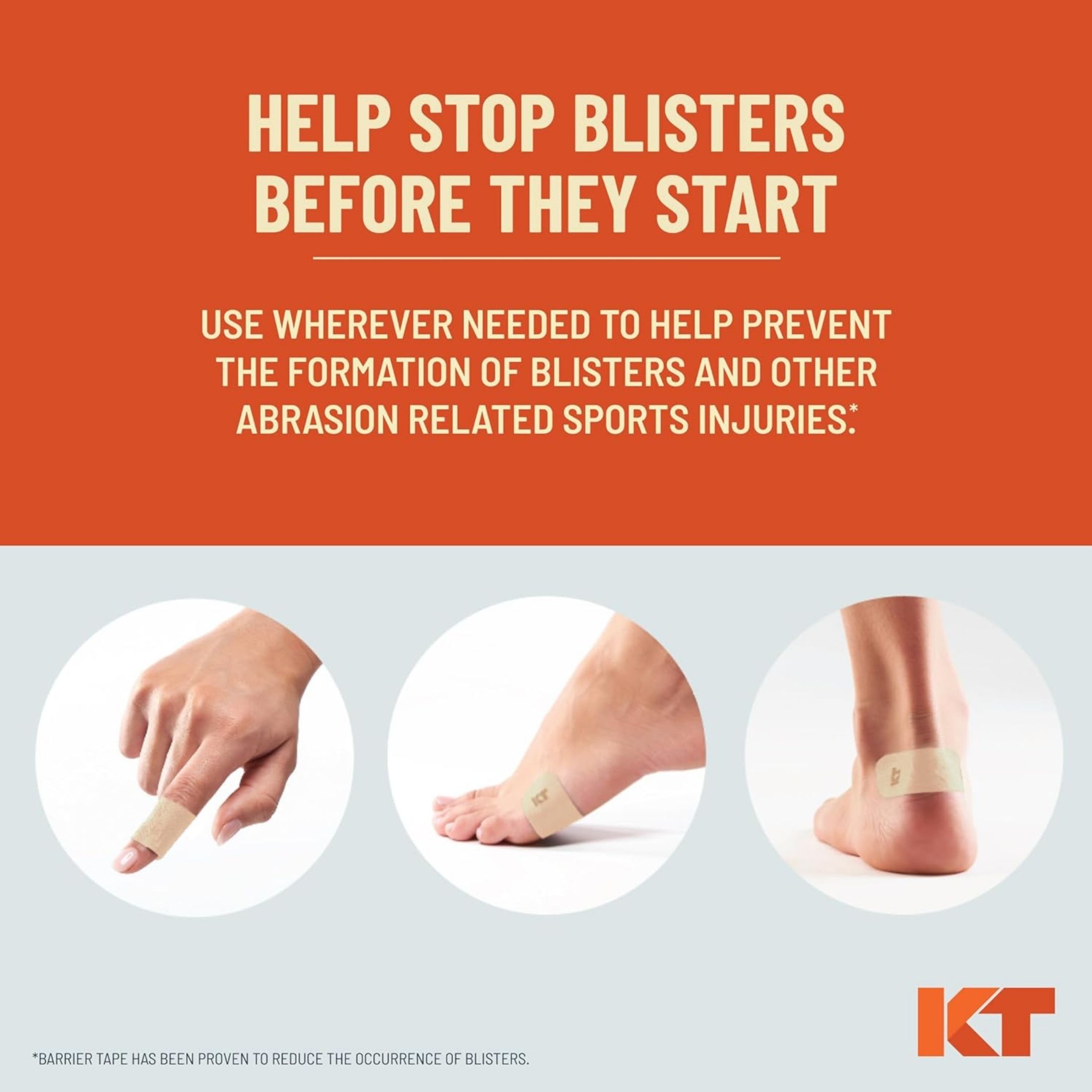 Kt Tape Blister Prevention