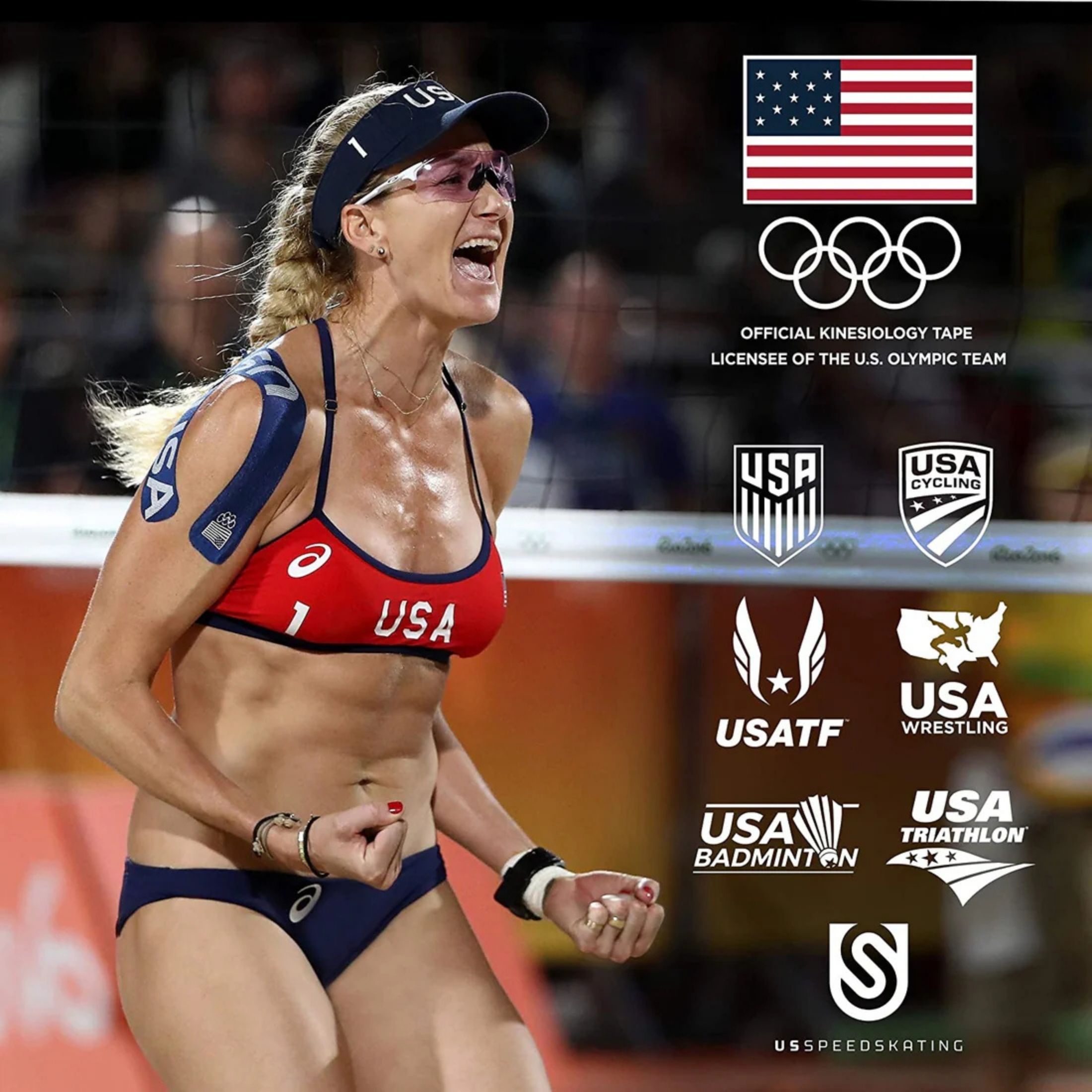 KT Tape Kinesiology Therapeutic Sonic Blue