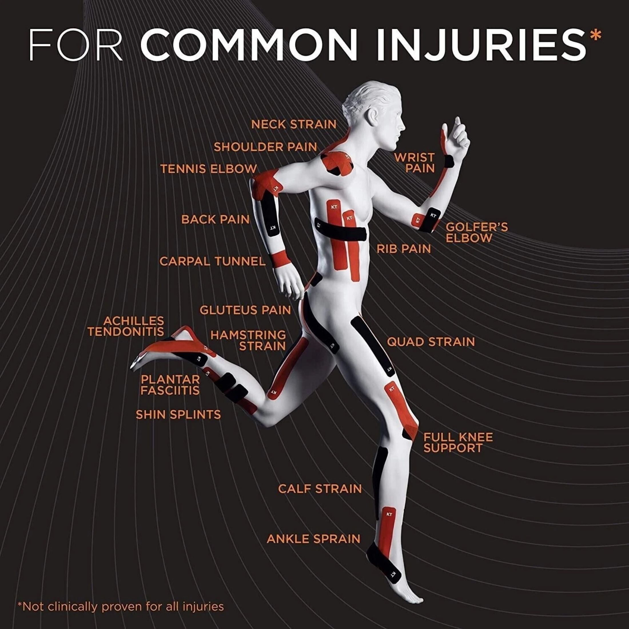 KT Tape Elastic Sports Kinesiology Therapeutic, Gentle Beige