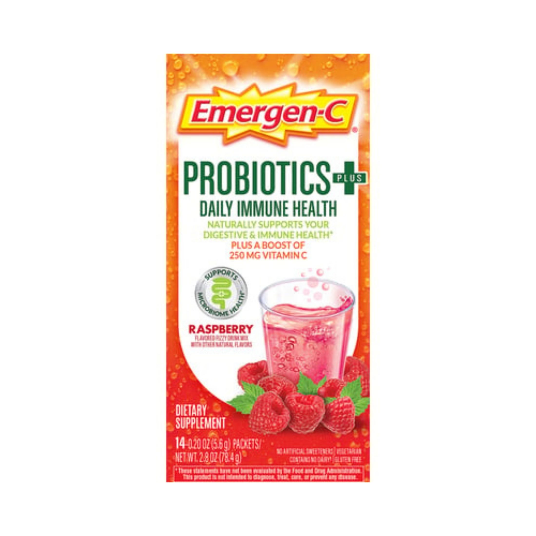 Emergen-C Probiotics +, Raspberry