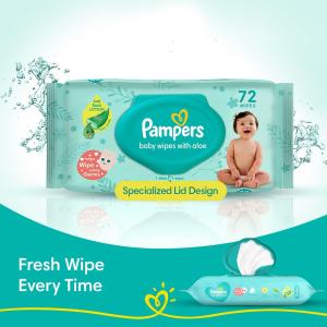 Pampers Complete Clean Baby Wipes - Fragrance Free