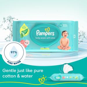 Pampers Complete Clean Baby Wipes - Fragrance Free