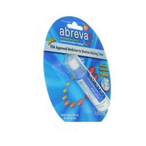 Abreva Docosanol 10% Cream Cold Sore/Fever Blister Treatment Portable Convenient Pump 2 G