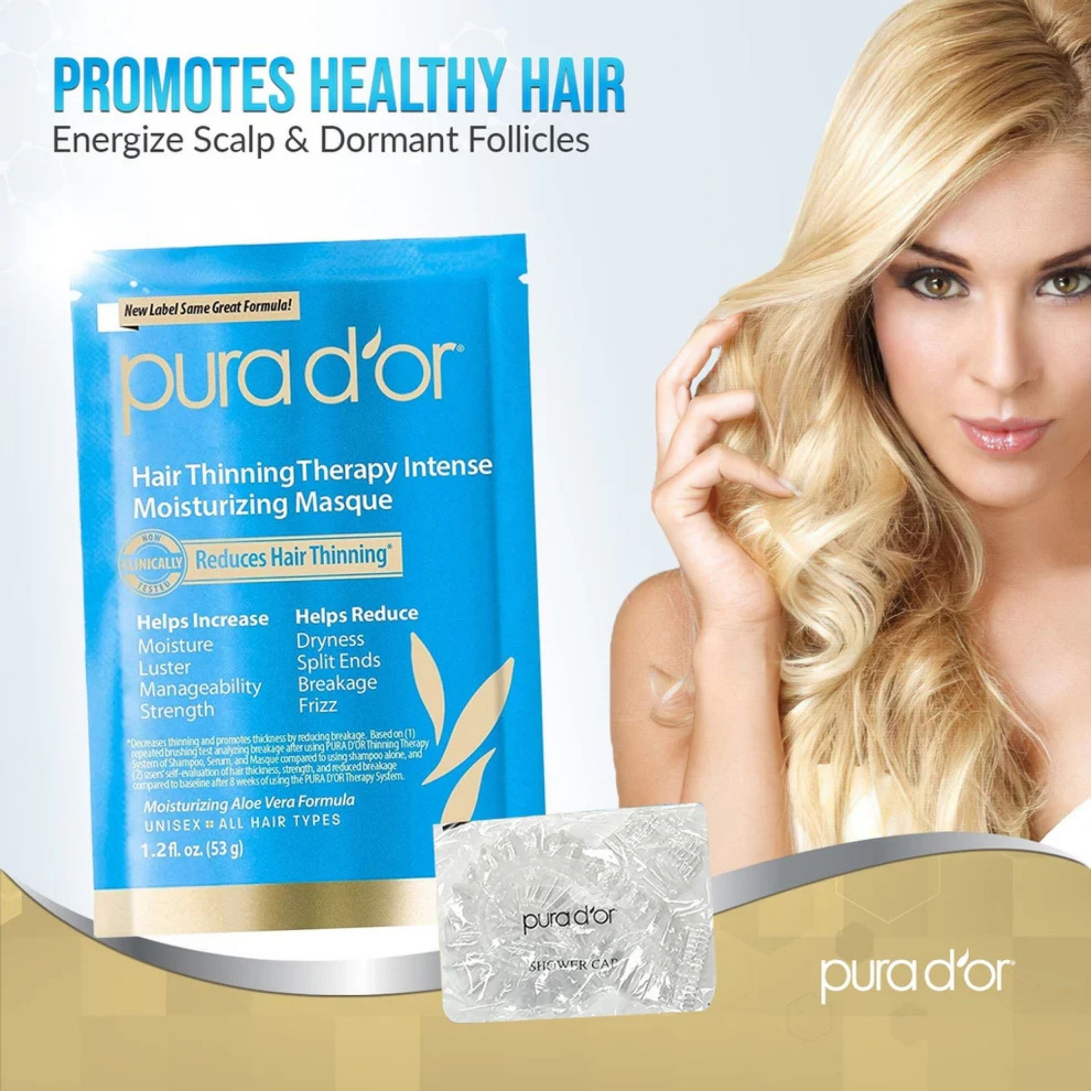 Pura D'or Hair Thinning Therapy Intense Moisturizing Masque