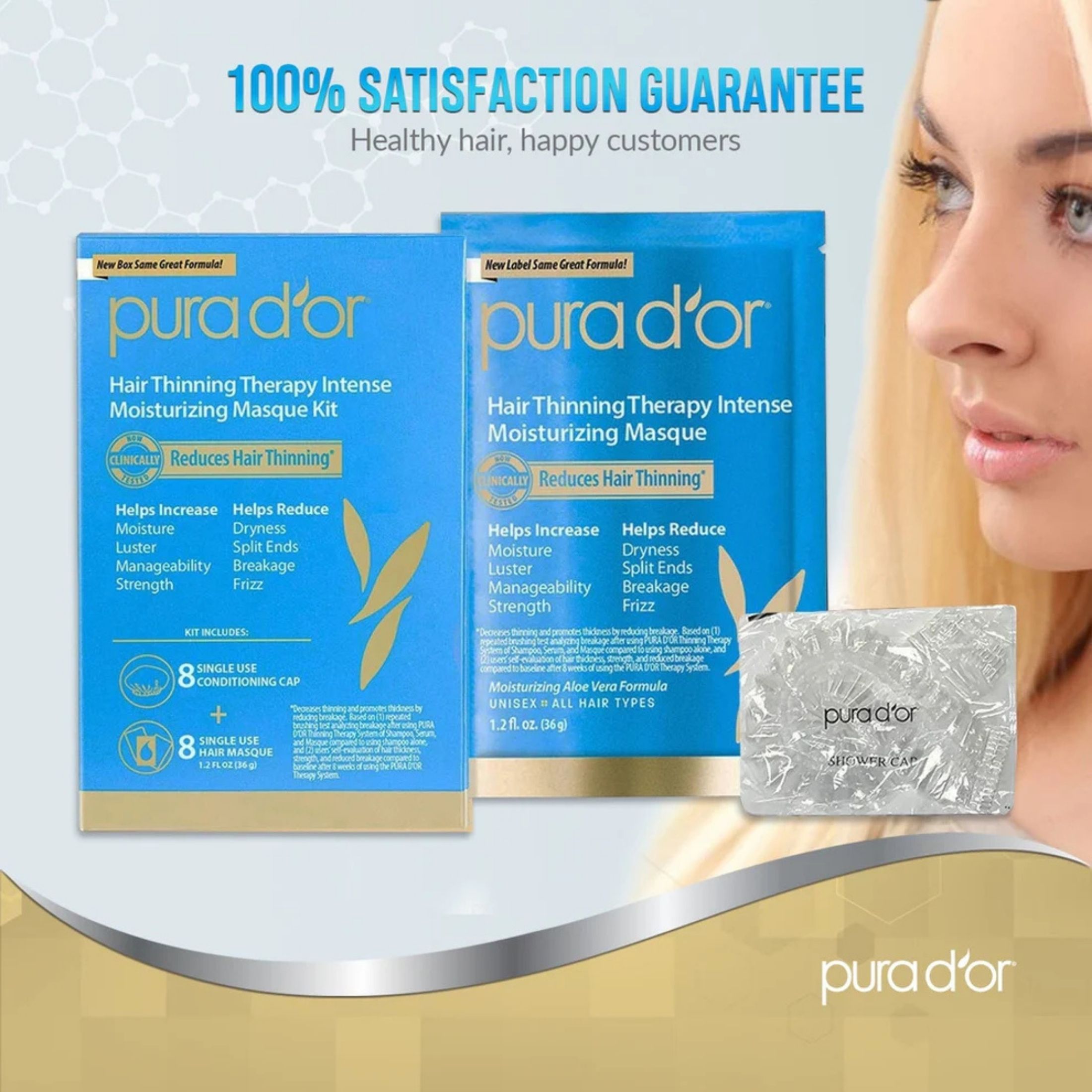 Pura D'or Hair Thinning Therapy Intense Moisturizing Masque