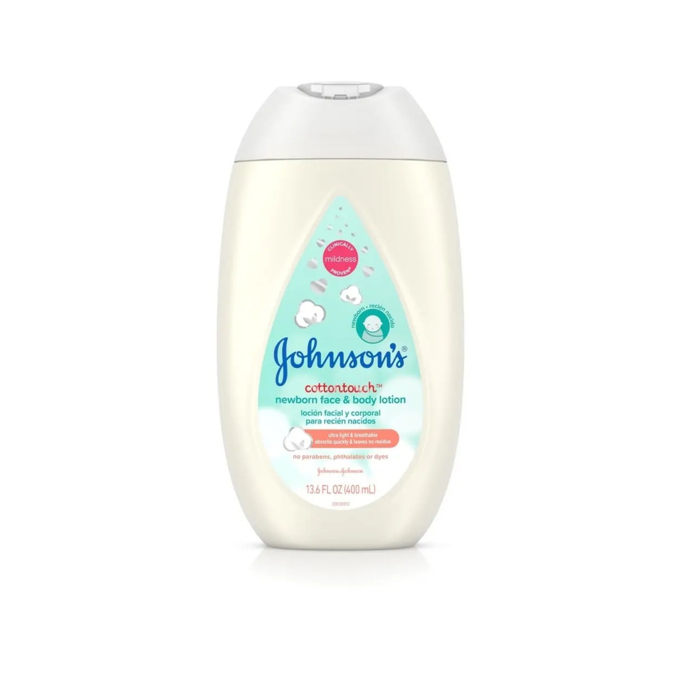 Johnson & Johnson Johnsons Cotton Touch Face Body Lotion 13.5 Oz