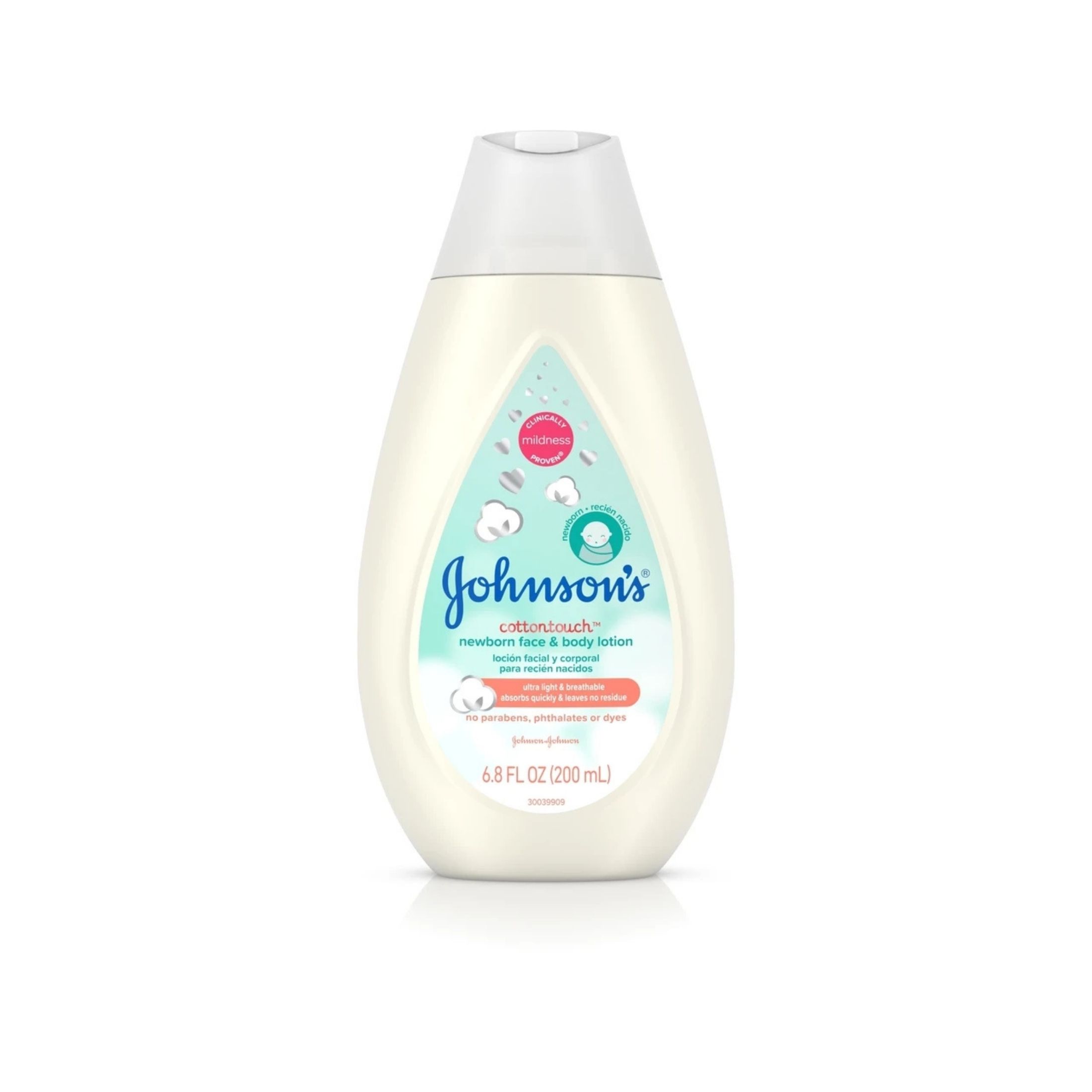 Johnson & Johnson Johnsons Cotton Touch Face Body Lotion 13.5 Oz
