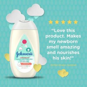 Johnson & Johnson Johnsons Cotton Touch Face Body Lotion 13.5 Oz