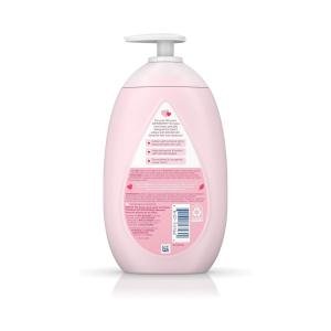 Johnson's Baby Moisturizing Pink Lotion With Coconut Oil, Gentle, Nourishing Body Lotion, Hypoallergenic, Paraben-Free, Dye-Free, Phthalate-Free, 16.9 Fl. Oz