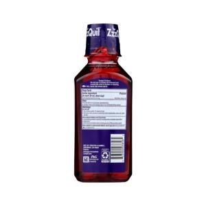 Vick's Sleep Aid, Nighttime, Calming Vanilla Cherry 12 Fl Oz