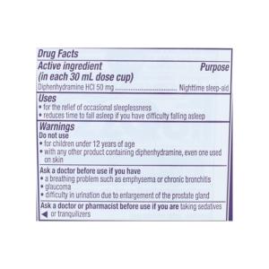 Vick's Sleep Aid, Nighttime, Calming Vanilla Cherry 12 Fl Oz