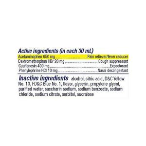 Vicks DayQuil VapoCOOL Severe Cold Flu + Congestion Liquid Medicine - 12 Fl Oz