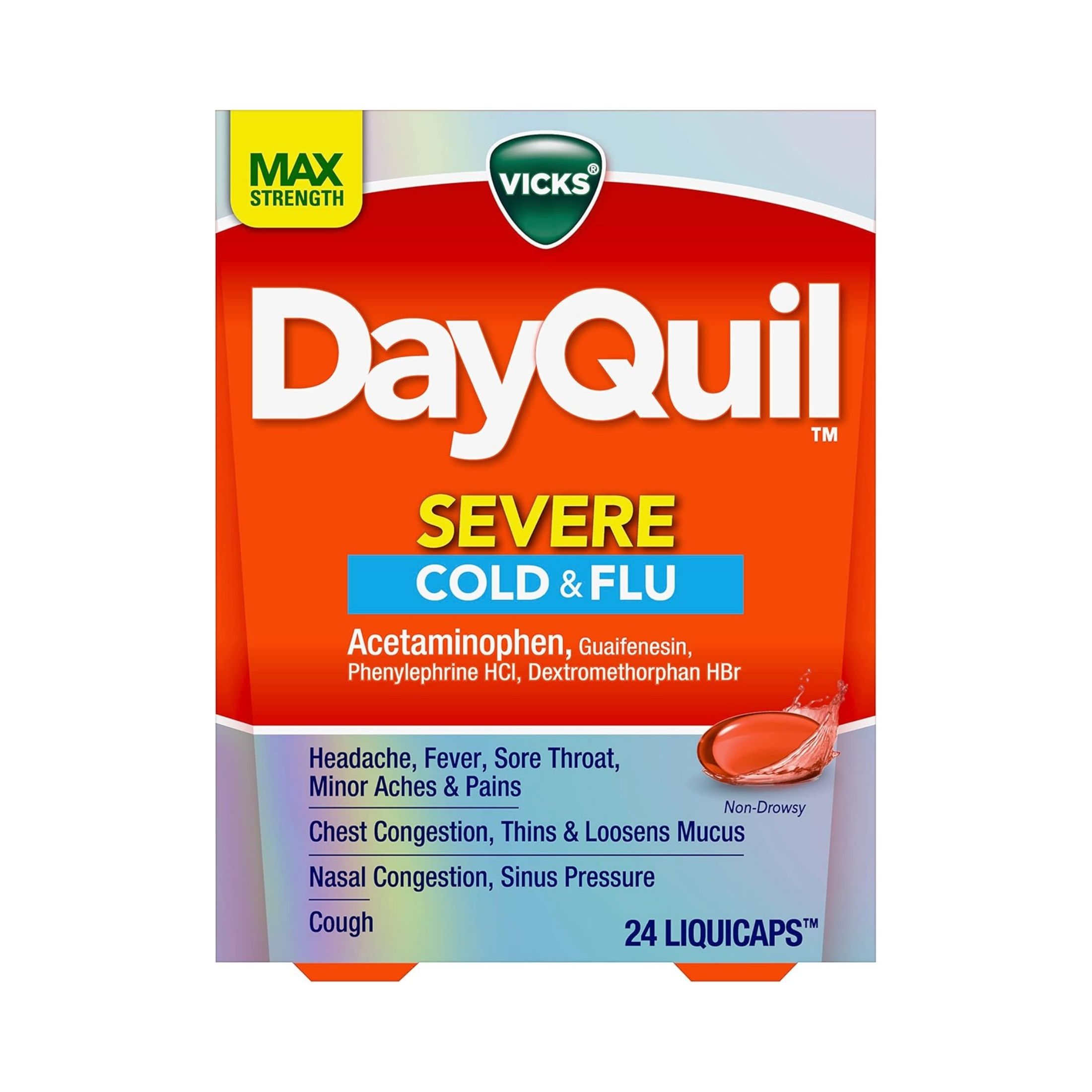 Vick's Day Quil Max Strength Severe Cold & Flu Liqui Caps