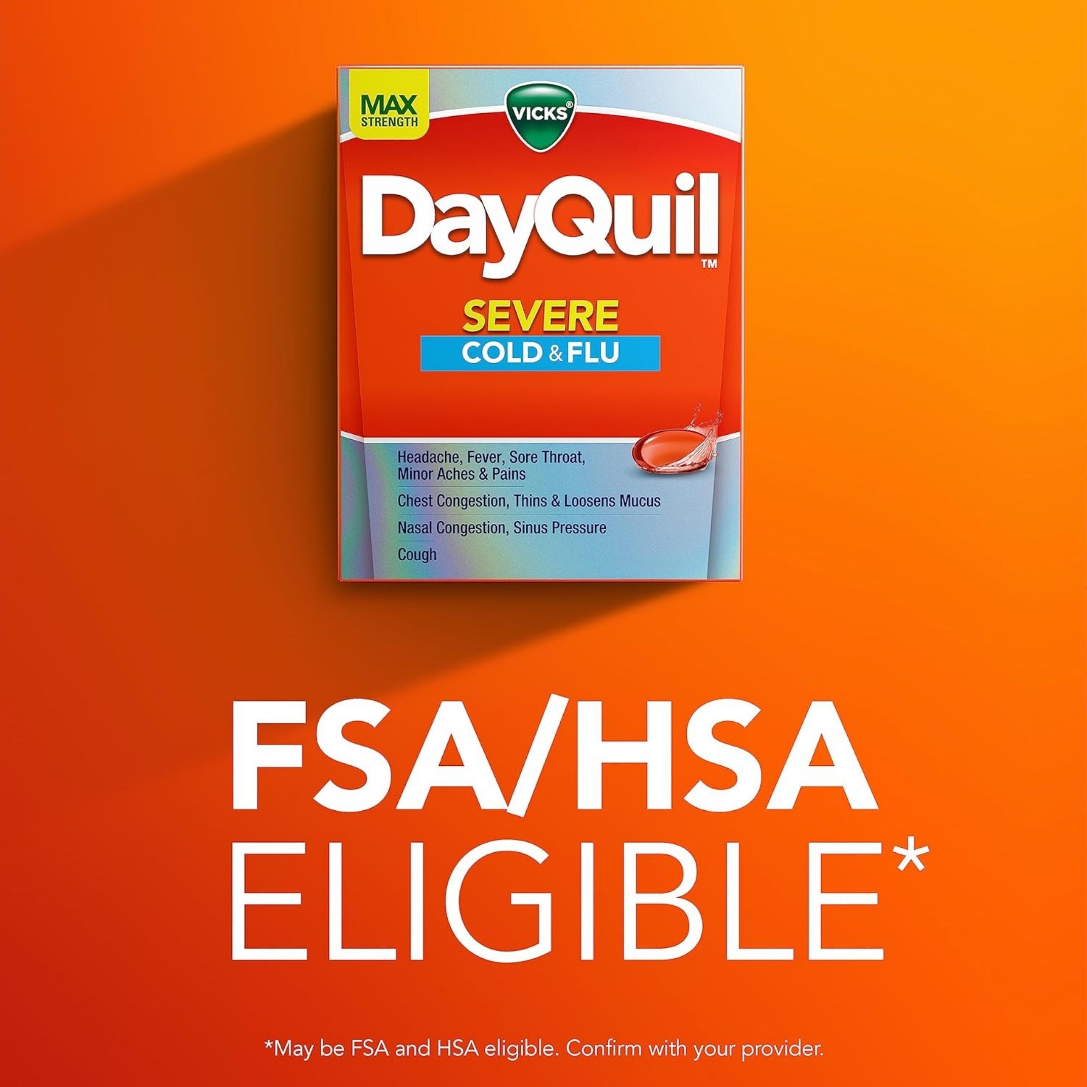 Vick's Day Quil Max Strength Severe Cold & Flu Liqui Caps