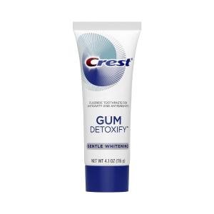 Crest Toothpaste, Fluoride, Gentle Whitening, Gum Detoxify 4.1 Oz
