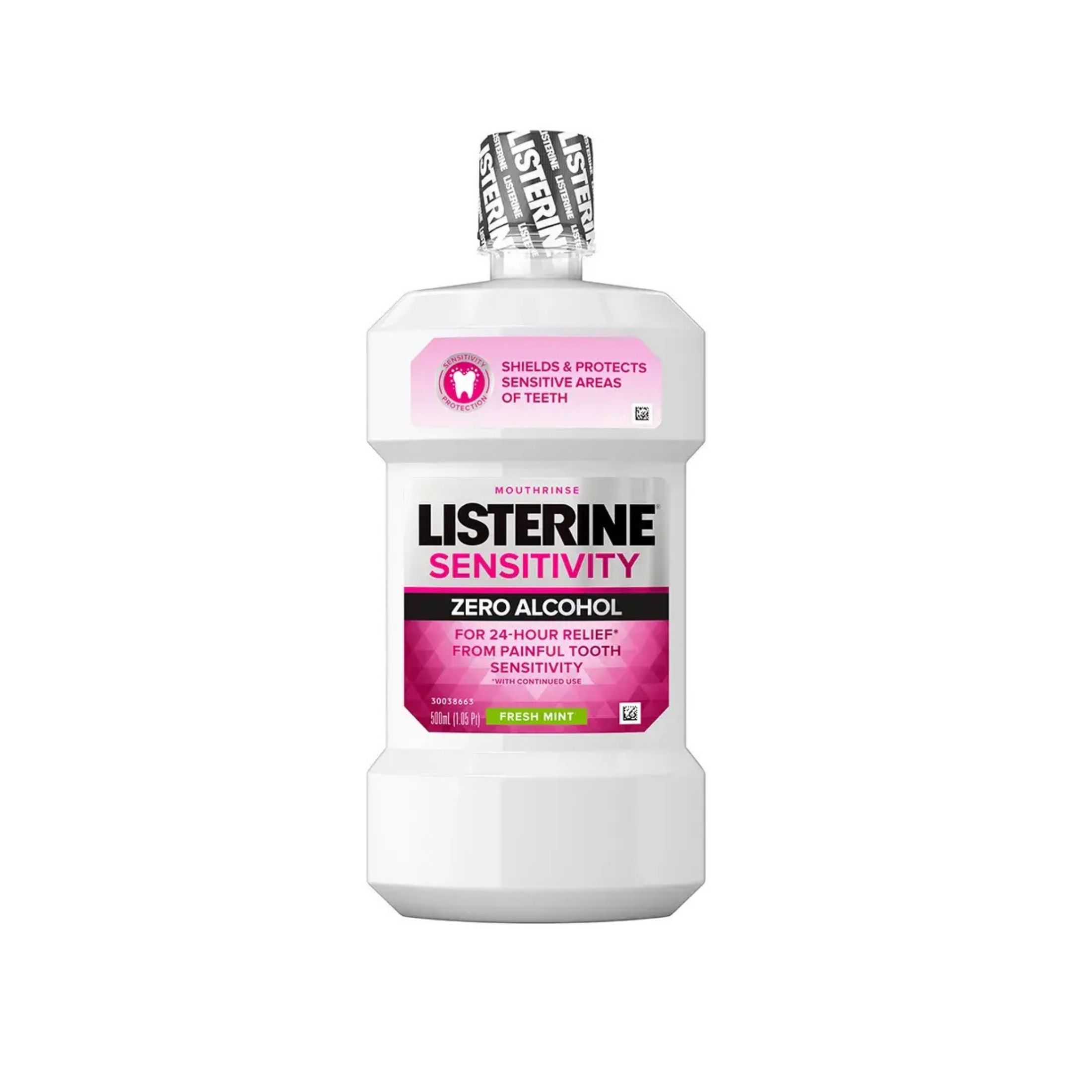 Listerine Mouth Rinse, Sensitivity, Zero Alcohol, Fresh Mint 1.05 Pt