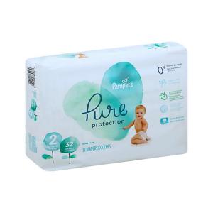 Pampers Pure Protection Diapers Mega Pack, Size 2