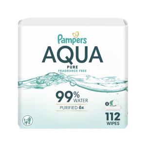 Pampers Aqua Pure Sensitive 2X Pop Top Baby Wipes