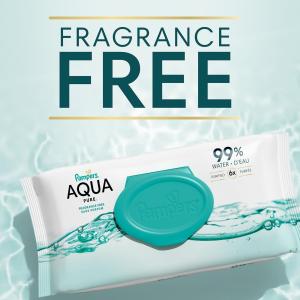 Pampers Aqua Pure Sensitive 2X Pop Top Baby Wipes