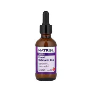 Natrol Liquid Melatonin, Sleep, Berry, 2.5 Mg, 8 Fl Oz (237 Ml)