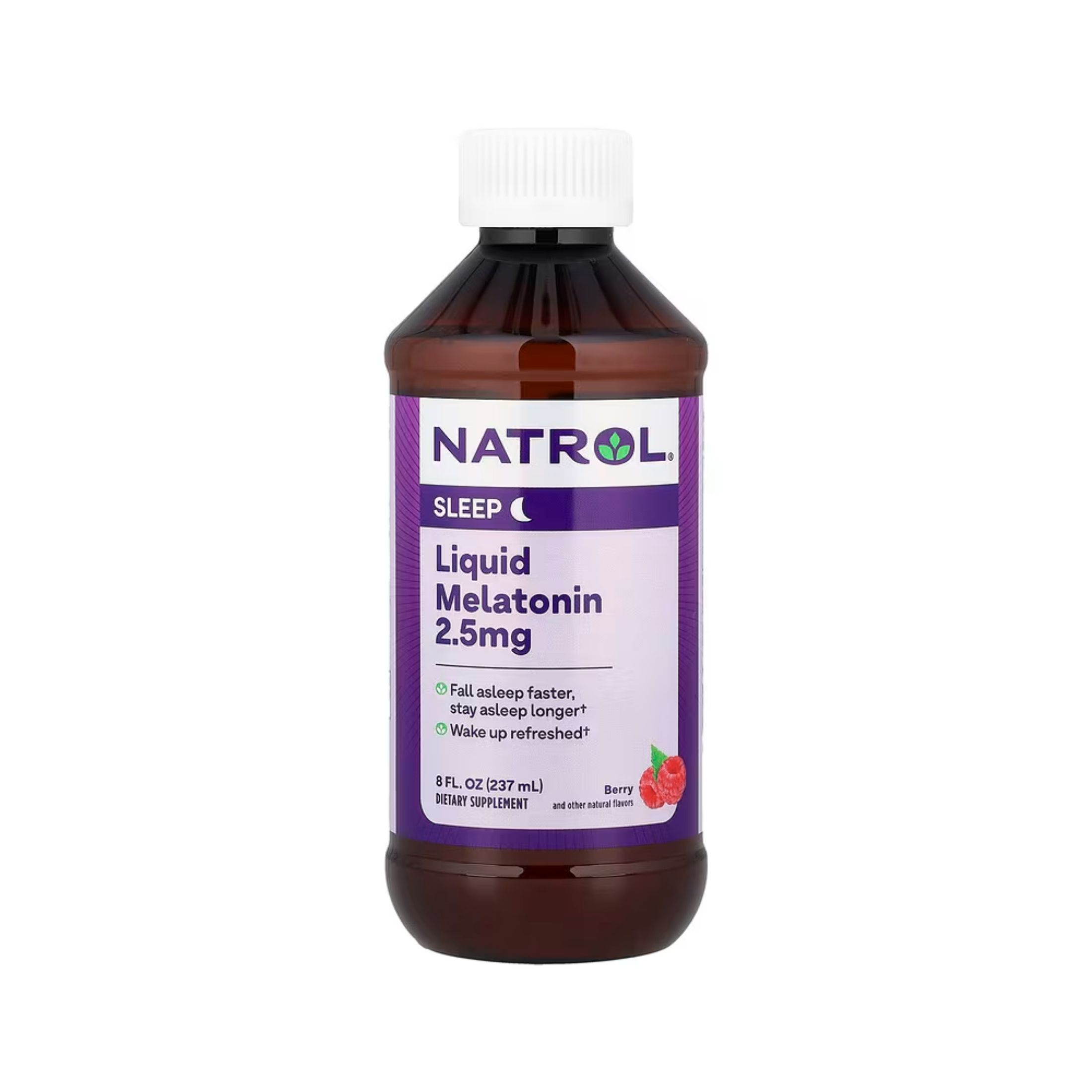 Natrol Liquid Sleep 2.5 Mg Berry Melatonin 8 Fl Oz