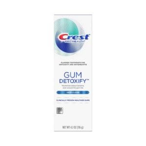Crest Gum Detoxify Fluoride Toothpaste Deep Clean, 4.1 Oz