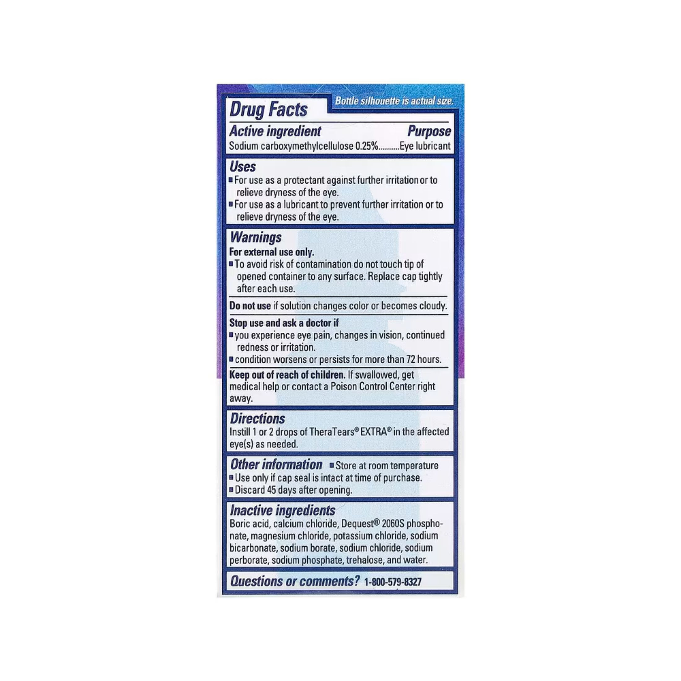 TheraTears Lubricant Eye Drops Extra Dry Therapy - 0.5 Fluid Ounce