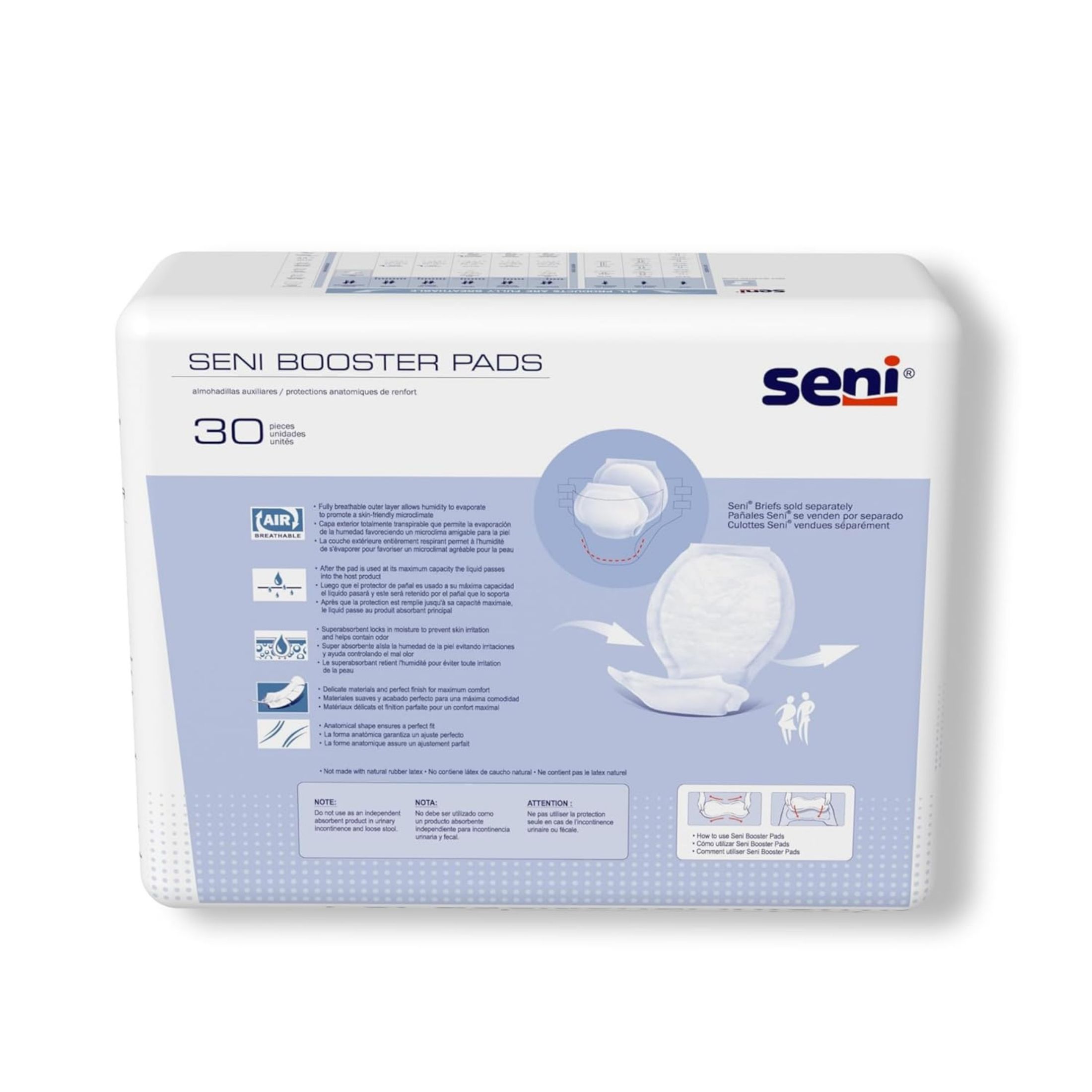Seni Booster Pads, Moderate Absorbency