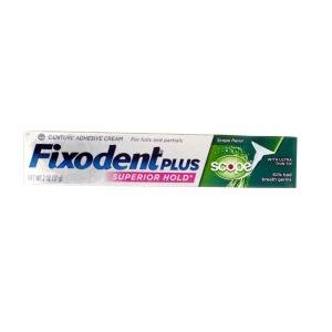 Fixodent Plus Denture Adhesive Cream, Superior Hold, 2 Oz