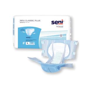 Seni Classic Plus Moderate To Heavy Incontinence Brief, Large 1163864
