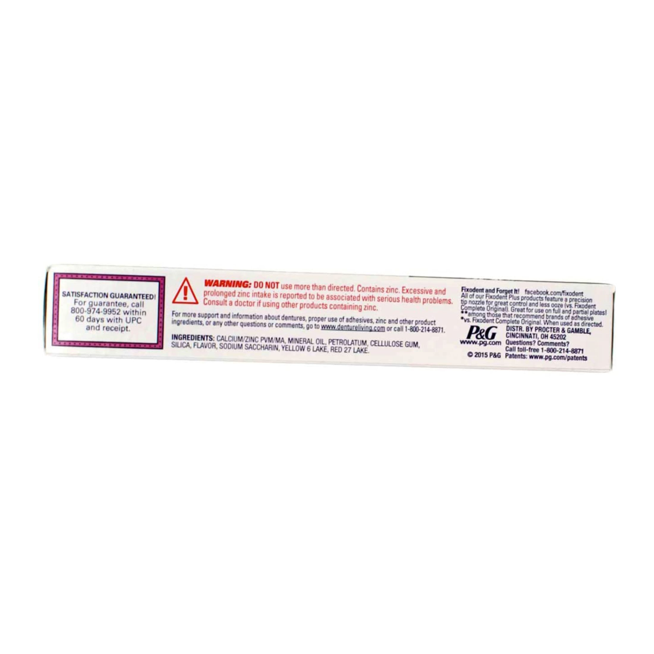 Fixodent Plus Denture Adhesive Cream, Superior Hold, 2 Oz