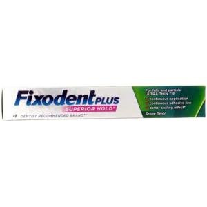 Fixodent Plus Denture Adhesive Cream, Superior Hold, 2 Oz