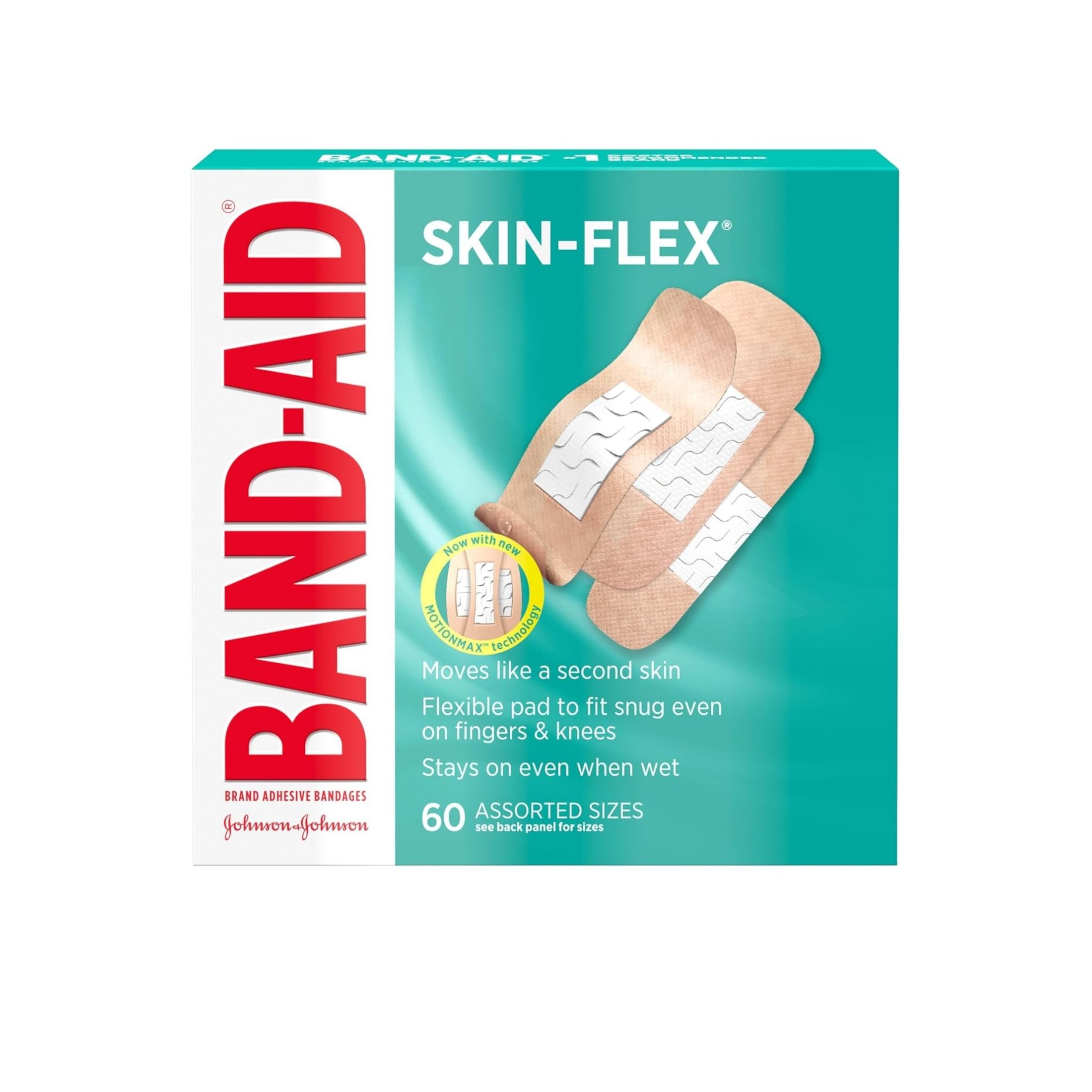 Band-Aid Brand Skin-Flex Adhesive Bandages Assorted Sizes