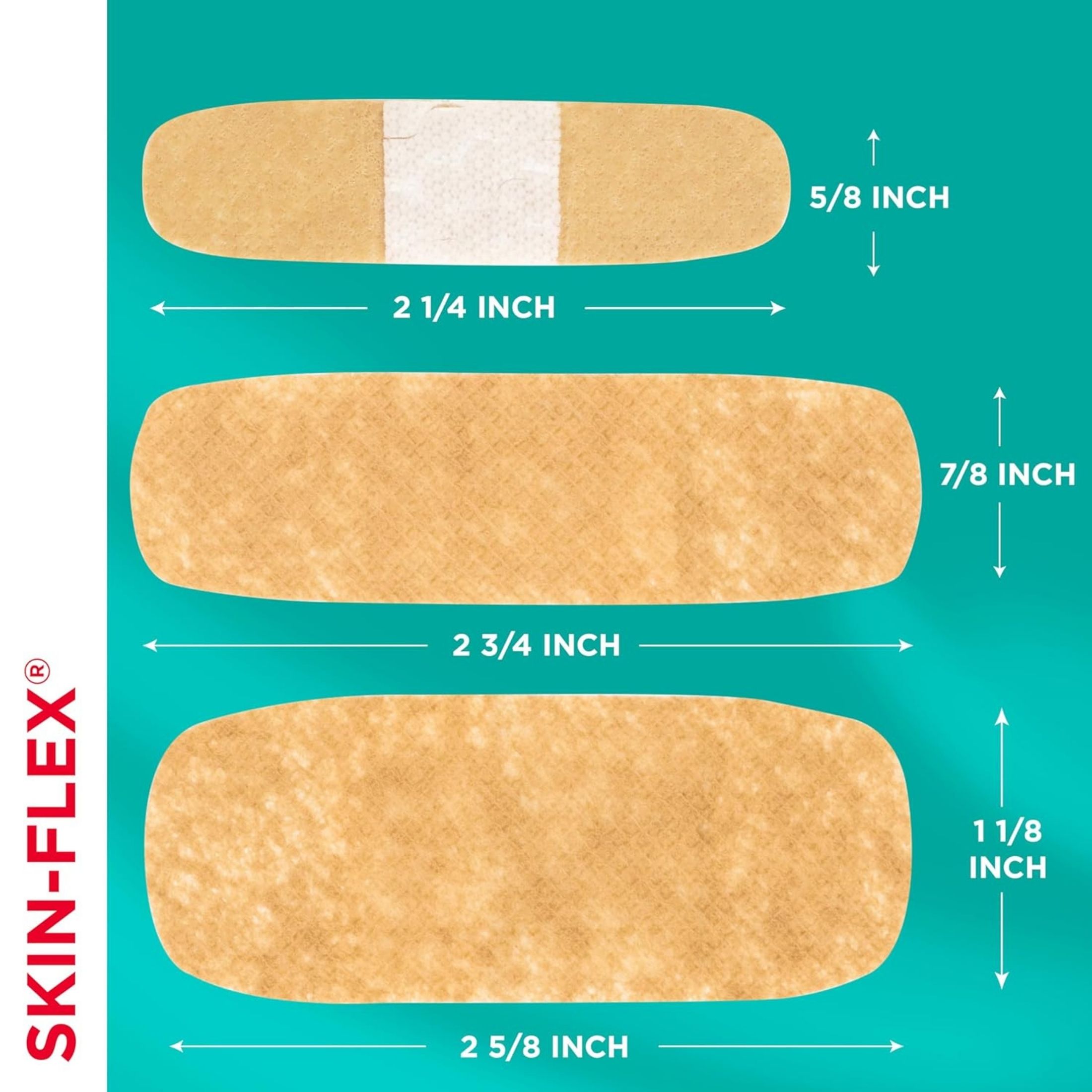 Band-Aid Brand Skin-Flex Adhesive Bandages Assorted Sizes