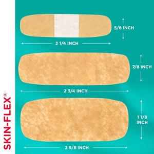 Band-Aid Brand Skin-Flex Adhesive Bandages Assorted Sizes