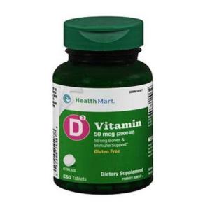 Health Mart Vitamin D3 50 Mcg