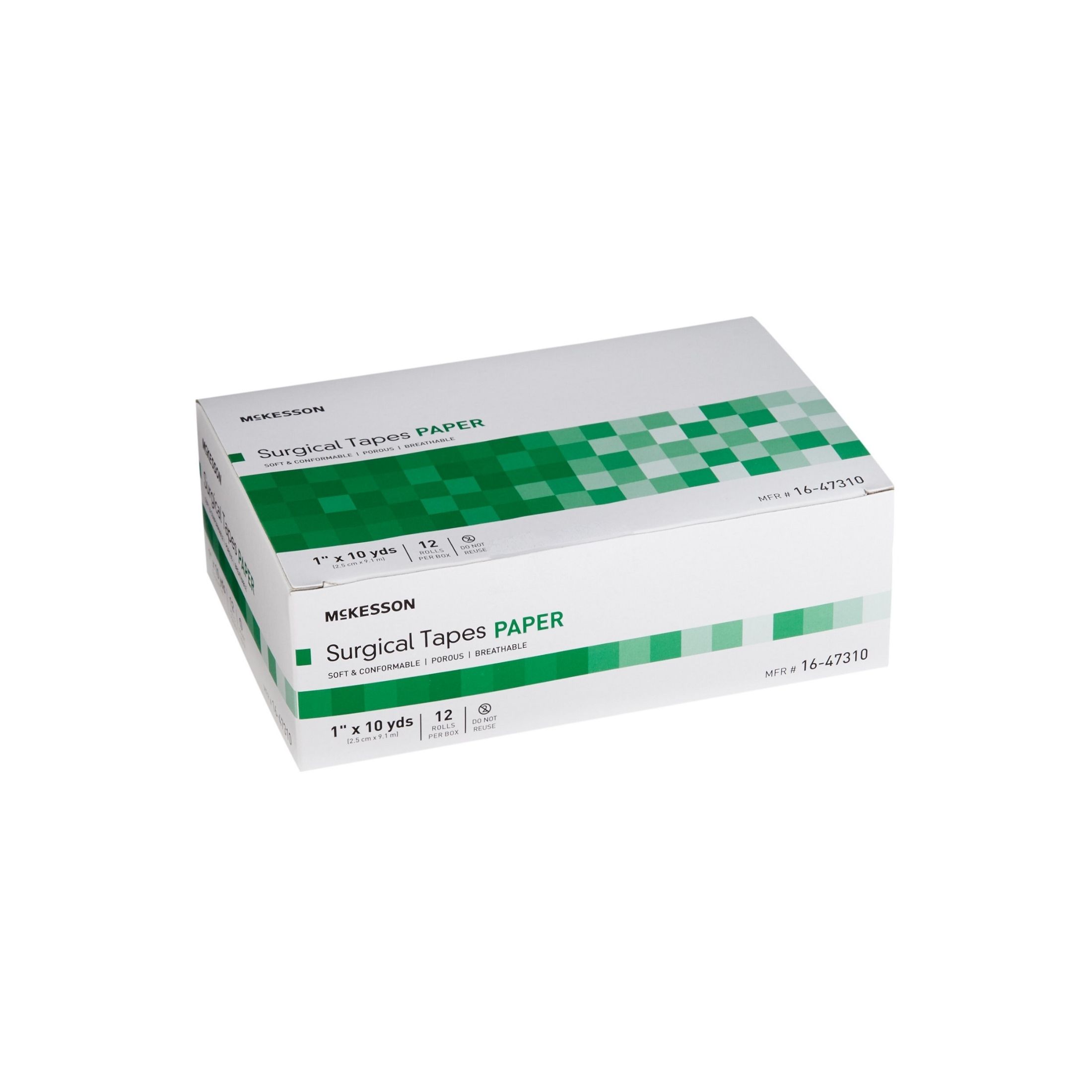 McKesson Paper Tape 1"x 10 Yards - 12 Rolls