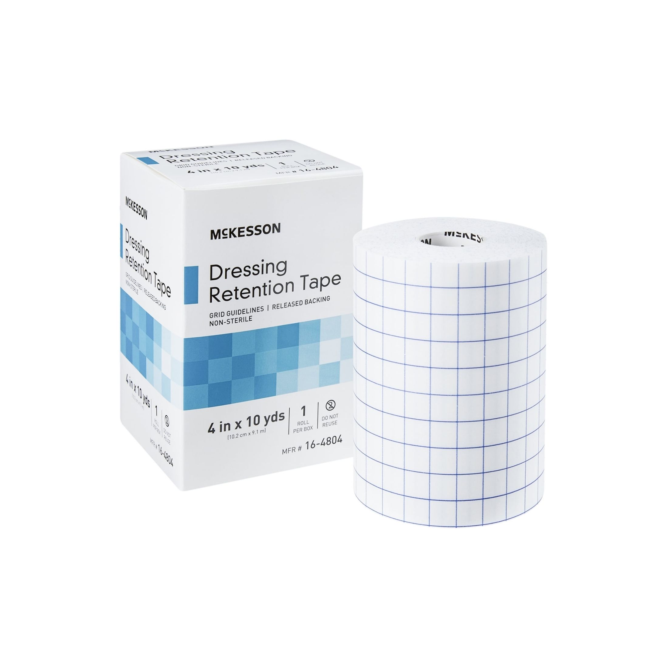 McKesson Dressing Retention Tape Roll 4 In X 10 Yds