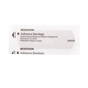 McKesson Adhesive Bandages Fabric Strips 1 X3 - 100ct