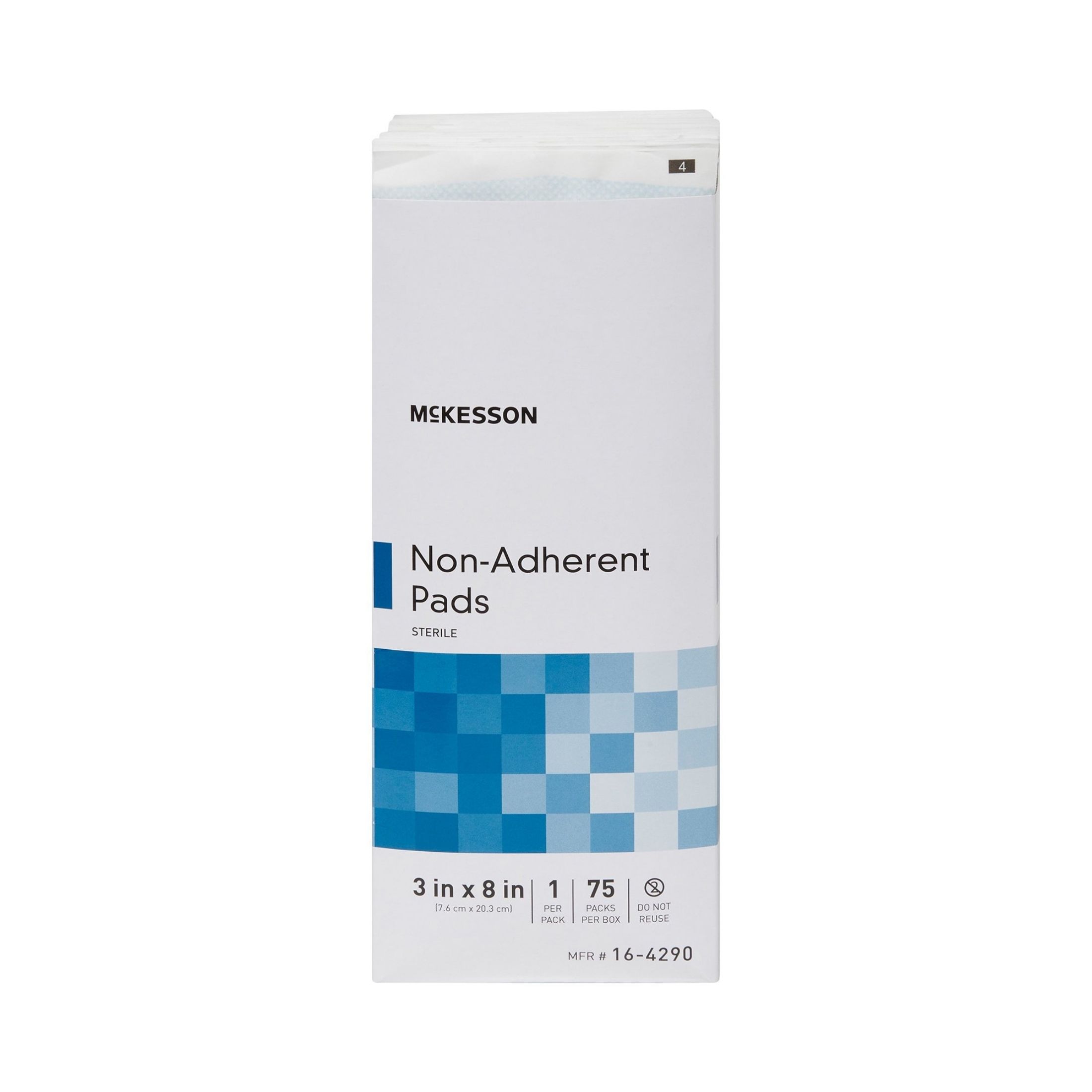 McKesson Non-Adherent Pads 8"x3"
