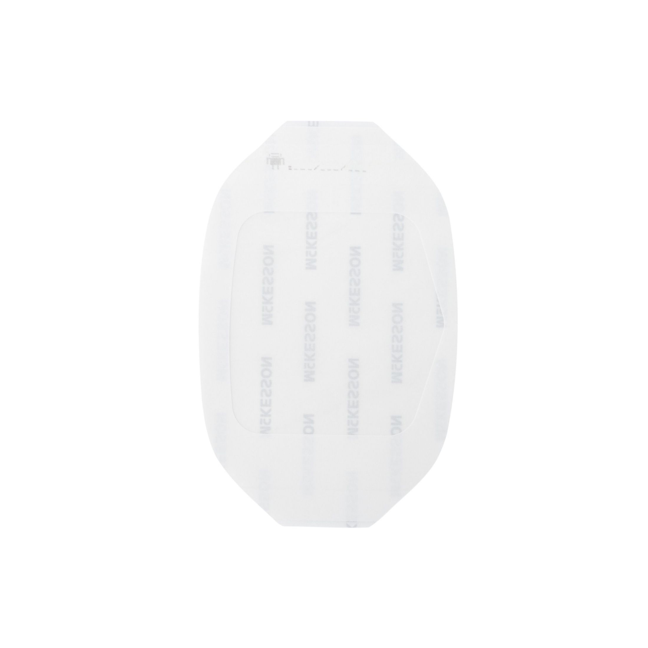 McKesson Transparent Film Dressing Framed Octagon 4" X 4-3/4" Sterile