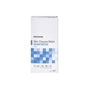 McKesson Skin Closure Strips Reinforced 1/4"x4" - 50 Packs Of