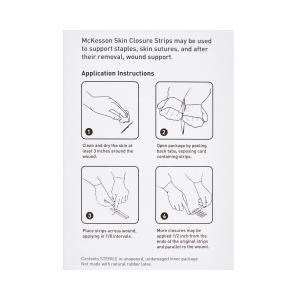McKesson Skin Closure Strips Reinforced 1/4"x4" - 50 Packs Of