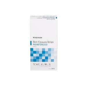 McKesson Skin Closure Strips Reinforced 1/2 Inch X 4 Inches - 50 Packs Of