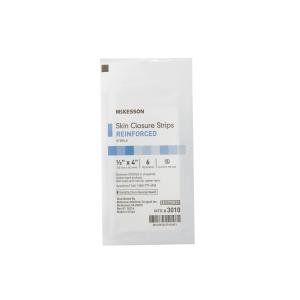 McKesson Skin Closure Strips Reinforced 1/2 Inch X 4 Inches - 50 Packs Of