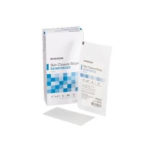 McKesson Skin Closure Strips Reinforced 1/2 Inch X 4 Inches - 50 Packs Of