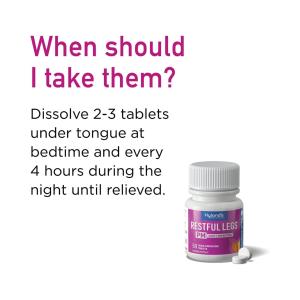 Hyland's Homeopathic Restful Legs PM, 50 Tablets