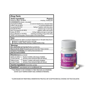 Hyland's Homeopathic Restful Legs PM, 50 Tablets